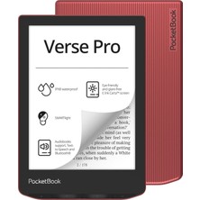 PocketBook Verse Pro Kırmızı E-Kitap Okuyucu