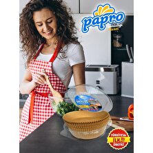 Papro Airfryer Pişirme Kağıdı Büyük Boy Yuvarlak 25 Adet 20*20 Hava Fritözü Yağlı Kağıt Airfryer Philip