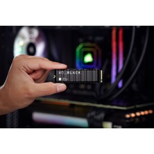 Wd Black 1tb SN850X 7300-6300MB/S (Ps5-Wwindows 10+ Uyumlu) Gaming Internal Nvme Pcıe Gen4 X4 SSD - WDBB9H0010BNC-WRSN