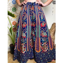Madame Lucid Anvelop Etnik Desenli  Cotton Hint Bohem Etekler