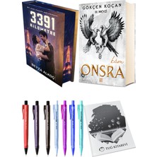 Onsra Kam Ciltli ve 3391 Kilometre Film Özel Baskı Ciltli Beyza Alkoç 2'li Set + Hediyeli