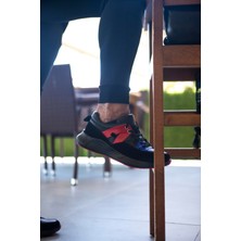 Fhoes Shoes Siyah Deri Erkek Sneaker
