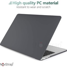 Novstrap Apple MacBook Pro 14 Inç M4/pro/max A3401 A3112 A3185 ile Uyumlu Kılıf Sert Mat Buzlu Kapak