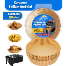 Papro Airfryer Pişirme Kağıdı Yuvarlak 50 Adet 16*16