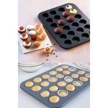 Berdina Home Muffin Kalıbı 24'lü Mini Cupcake Fırın Kapsülü Kek Browni Kekstra Kurabiye Kalıbı Muffin Baking Pan