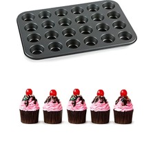 Berdina Home Muffin Kalıbı 24'lü Mini Cupcake Fırın Kapsülü Kek Browni Kekstra Kurabiye Kalıbı Muffin Baking Pan