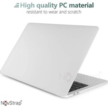 Novstrap Apple MacBook Pro 16 Inç M4/pro/max A3186 A3403 ile Uyumlu Kılıf Sert Mat Buzlu Koruma