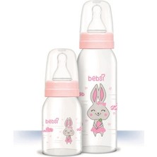 Bebsi Cam Biberon Seti Pembe (250ML+125ML) (5 Li Set)