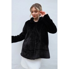 Turkuaz Aksesuar Gelin Etol/gelin Ceket Siyah Peluş