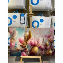 Monna Rosa Çiçek Cam Tablo 70*110 cm