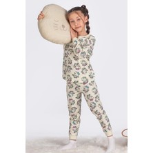 Minik Dolap  Pamuk Hello Kitty Kız Çocuk Pijaması