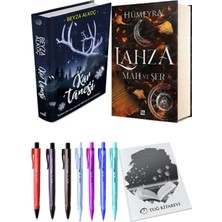 Lahza 1 Mah ve Şer Ciltli ve Kar Tanesi Ciltli Beyza Alkoç 2'li Set + Hediyeli