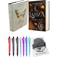 Lahza 1 Mah ve Şer Ciltli ve Ateş Yanmak 1 Ciltli Filiz Puluç 2'li Set + Hediyeli