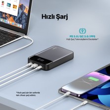 Ttec Recharger Pro LCD 20.000MAH  Pd 130W  Taşınabilir Hızlı Şarj Aleti/powerbank 2BB218