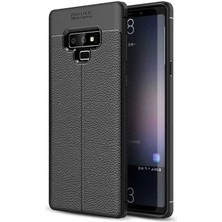 Prolysus Samsung Galaxy Note 9 Kılıf Niss Deri Desen Silikon