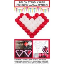 Partici Pratik Kalp Şekilli Balon Yapma Standı