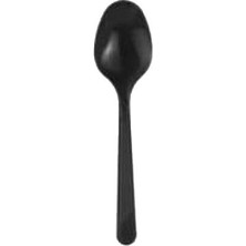 Partici Siyah Plastik Kaşık 24'lü