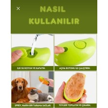 Buharlı Kedi & Köpek Yıkama Fırçası Tarağı Yumuşak Silikon