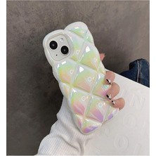 Alstrap Iphone 11 Uyumlu Lux Puf Hologram Baklava Dilimli Silikon Kılıf