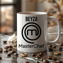 Evion Masterchef Kişiye Özel Isimli Baskılı Kupa Seramik Kahve Çay Kupası