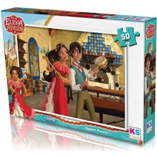 Ks Puzzle ELN709 Disney  Elena 50 Parça Puzzle -Ks