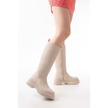 Arda Bej Fermuarlı Günlük Kadın ÇIZME236-340BAYAN Çizme