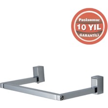 Çelik Banyo Paslanmaz Pirinç Swwor Kare Kağıtlık