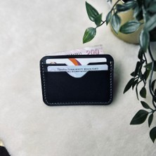 Literally Leather Clove Card Holder Deri Kartlık