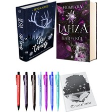 Lahza 2 Har ve Kül Ciltli ve Kar Tanesi Ciltli Beyza Alkoç 2'li Set + Hediyeli