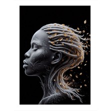 Tablomega Rüzgarda Dans Art Mdf Poster 18cm X 27cm