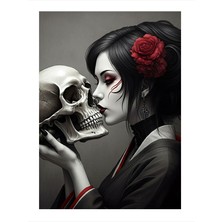 Tablomega Ölümsüz Aşıklar Tasarım Mdf Tablo 18cm X 27cm