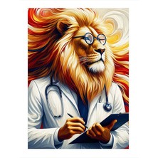 Tablomega Doktor Aslan Tasarım Mdf Tablo 35cm X50cm