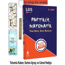 Tonguç Akademi 8. Sınıf LGS Partikül Matematik Yeni Nesil Efso Matematik Soru Bankası + Tohumlu Kalem - Ayraç - Cetvel