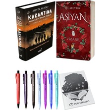 Aşiyan 1 Virane Ciltli ve Karantina 4 Ciltli Beyza Alkoç 2'li Set + Hediyeli