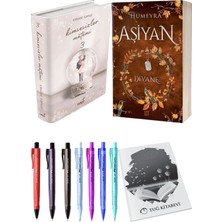 Aşiyan 2 Divane Ciltli ve Kimsesizler Matemi 3 Ciltli Emine Tavuz 2'li Set + Hediyeli