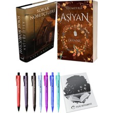 Aşiyan 2 Divane Ciltli ve Sokak Nöbetçileri 4 Ciltli Aslı Arslan 2'li Set + Hediyeli