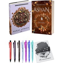 Aşiyan 2 Divane Ciltli ve Medusanın Ölü Kumları 3 Ciltli Maral Atmaca 2'li Set + Hediyeli