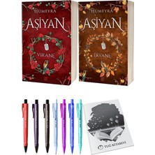 Aşiyan 2 Divane Ciltli ve Aşiyan 1 Virane Ciltli Hümeyra 2'li Set + Hediyeli