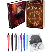 Aşiyan 2 Divane Ciltli ve Kalp Muhafızı 2 Ciltli Beyza Alkoç 2'li Set + Hediyeli