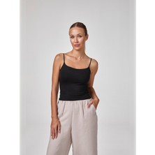 Relactive Kadın Ince Askılı T-Shirt Body Fıt Kalıp