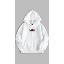 Unisex Oversize Kalıp Baskılı 3 Iplik Xxxx Detaylı Hoodie  Kapşonlu Sweatshirt