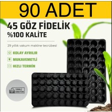 90 Adet 45 Göz Fide Viyolü Ekonomik Paket viyol Fidelik fide Altlığı tohum yetiştirme kabı