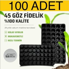 100 Adet 45 Göz Fide Viyolü, (Fidelik, Fide Altlığı)