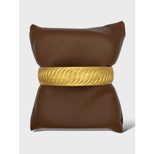 Arnes Jewelry Çelik Altın Kaplama Bilezik