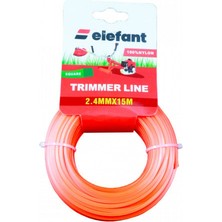 Elefant Tırpan Misinası Motorlu Tırpan Kare Misina 2,4 mm x 15 Metre