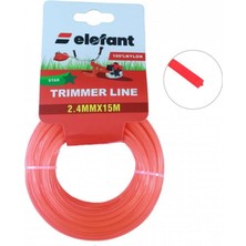 Elefant Tırpan Misinası Motorlu Tırpan Yıldız Misina 2,4 mm x 15 Metre