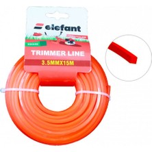 Elefant Tırpan Misinası Motorlu Tırpan Kare Misina 3,5 mm x 15 Metre