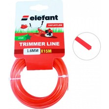 Elefant Tırpan Misinası Motorlu Tırpan Yıldız Misina 1,6 mm x 15 Metre