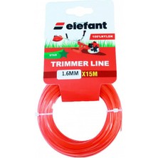 Elefant Tırpan Misinası Motorlu Tırpan Yıldız Misina 1,6 mm x 15 Metre