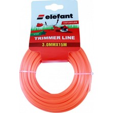 Elefant Tırpan Misinası Motorlu Tırpan Yıldız Misina 3 mm x 15 Metre